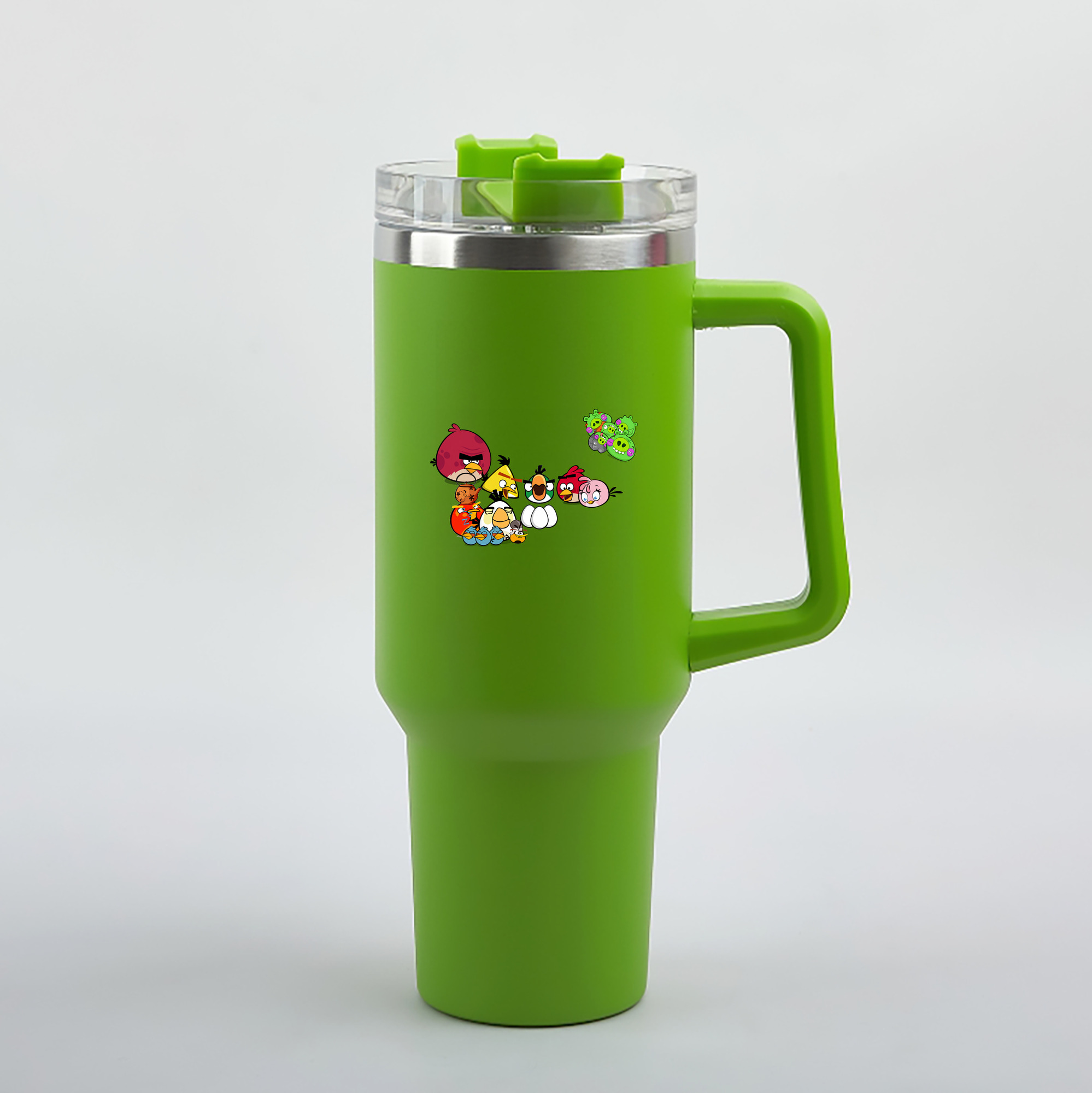 （画像用） Angry Birds アングリーバード 1200mL車用タンブラー（カラープリント）
